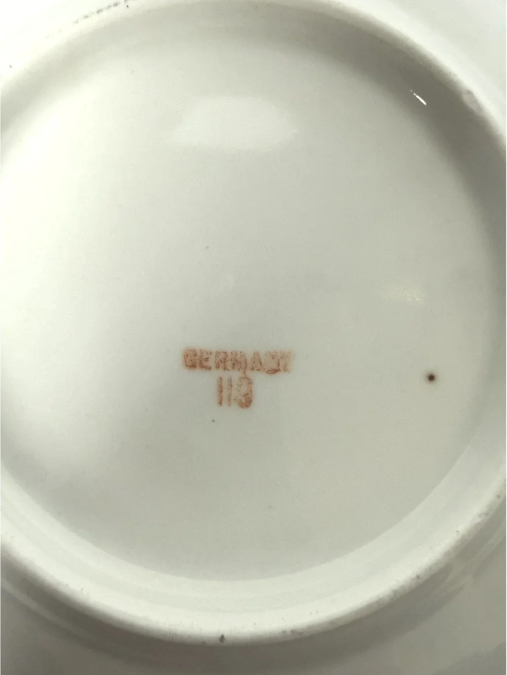 Vintage Floral Porcelain Saucer Made in Germany